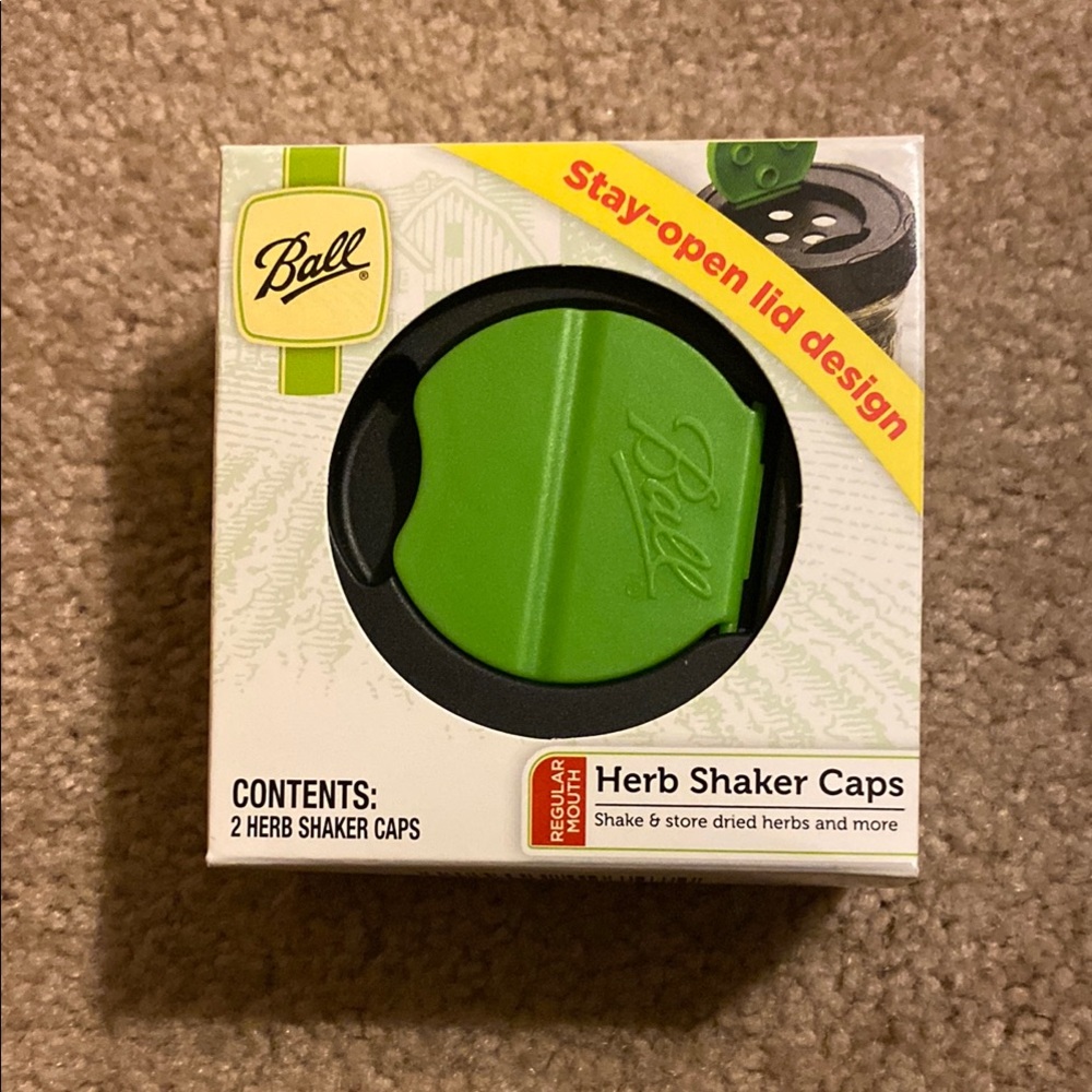 COPY - Bally Green Herb Shaker Caps